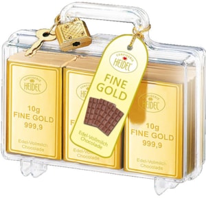 HD Kufr zlata - mléčná čokoláda 120g