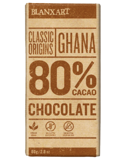 BX Hořká 80 % čokoláda Ghana 80g