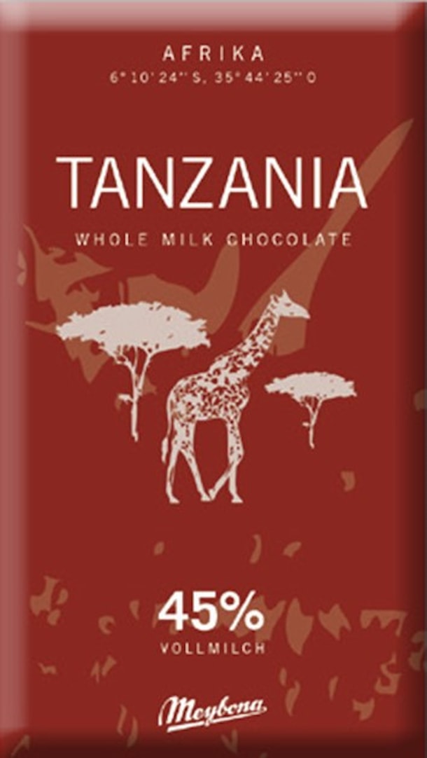 ME Tanzania 45 % mléčná čokoláda 40g