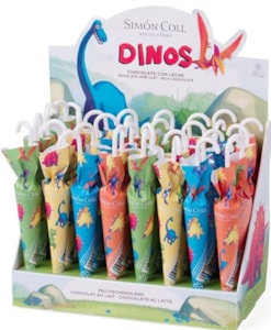SC Dinos - deštníky z mléčné čokolády 15g 