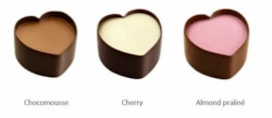 NO Sweet Romance - plněná čokoládová srdíčka 100g