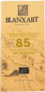 BX Nicaragua BIO hořká 85% čokoláda 125g