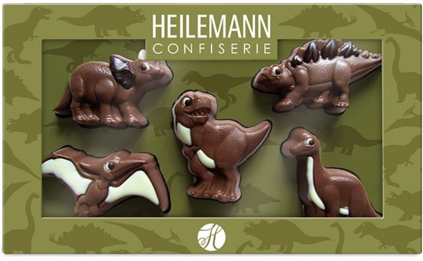 HE Dárková sada - Dinos z mléčné čokolády  100g