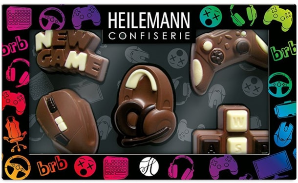 HE Dárková sada - Gaming z mléčné čokolády  100g
