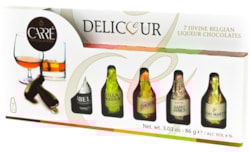 Delicoeur čokoládové lahvičky s alkoholem 86g