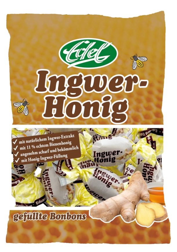 EDEL medové bonbóny se zázvorem 100g