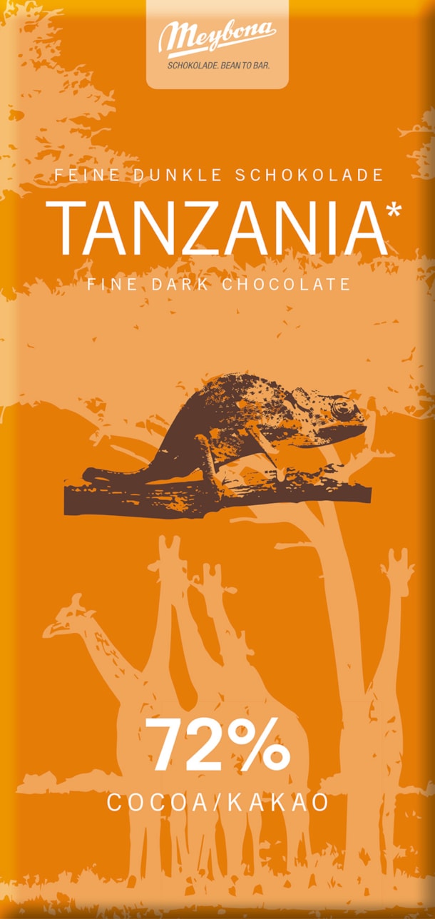 Tanzania - jemná hořká čokoláda 72% 100g