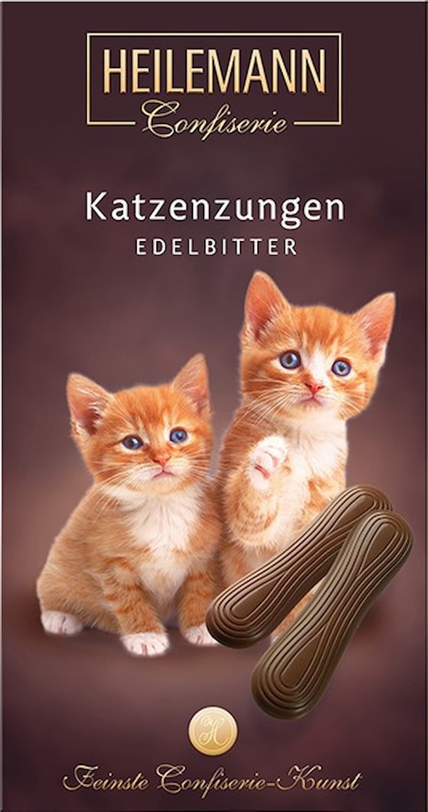 HE Kočičí jazýčky z hořké čokolády 75g