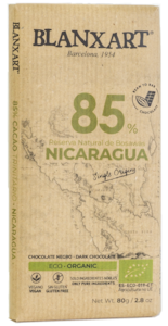 BX Nicaragua BIO hořká 85% čokoláda 80g