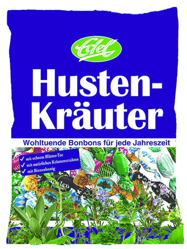 Edel Bylinné bonbóny proti kašli 150g