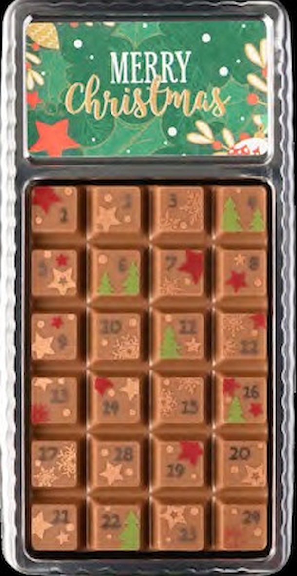 WE adventní kalendář z mléčné čokolády 30g