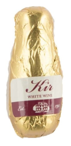 Chateau Carré - čokoládové lahvičky s vínem 200g / dřevo