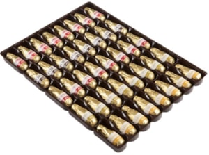 Chateau Carré - čokoládové lahvičky s vínem 2 kg