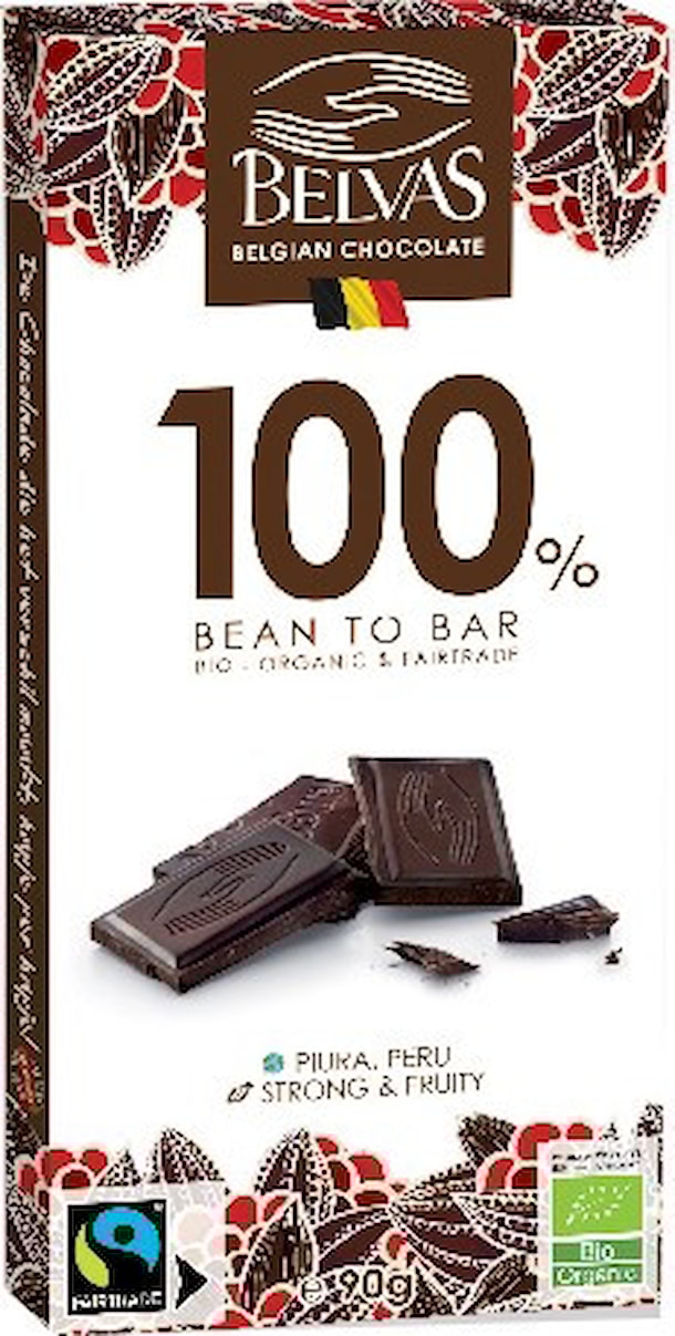 BE BIO Faitrade 100 % čokoláda Criollo z Peru 90g
