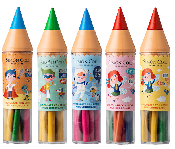 SC pastelky s mléčnou čokoládou 30g