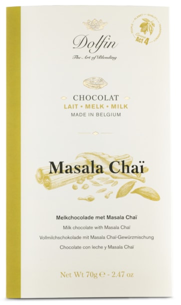 DO Mléčná čokoláda Masala Chai 70g.