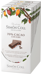 SC Hořká čokoláda 70% s kakaovými boby 85g