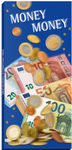 HD 3D Euro - dárkové balení mléčné čokolády 100g
