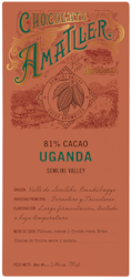 Hořká čokoláda 81% Uganda  70g