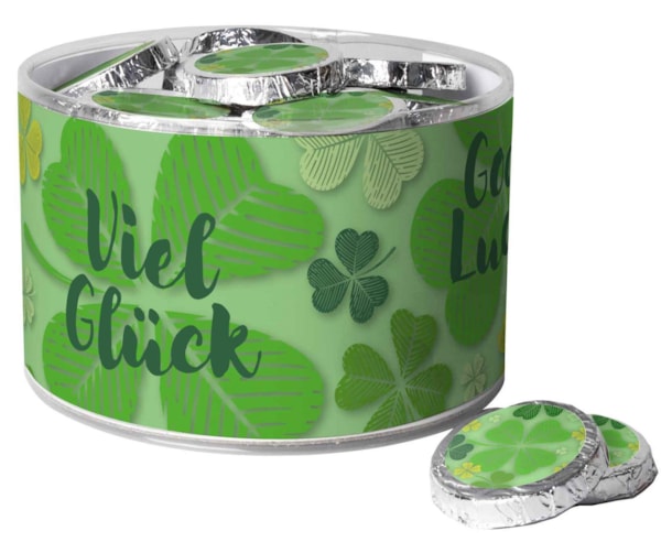 DM dublony z mléčné čokolády - čtyřlístek 384g / 48 ks