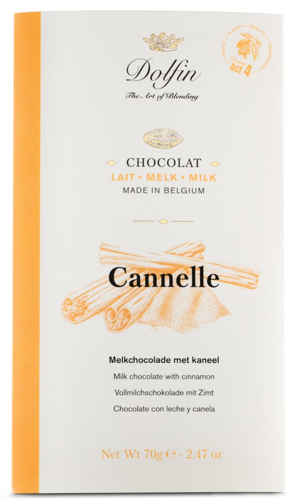 DO Mléčná čokoláda s Ceylonskou skořicí 70g.