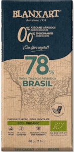 BX Brasil 78% BIO hořká čokoláda bez přidaného cukru a sladidel 80g