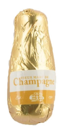 Chateau Carré - čokoládové lahvičky s vínem 200g / dřevo