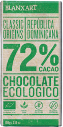 BX Dominikánská republika BIO hořká 72% čokoláda 80g