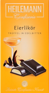 HE Hořká čokoláda s krémovou náplní s vaječným likérem 100g