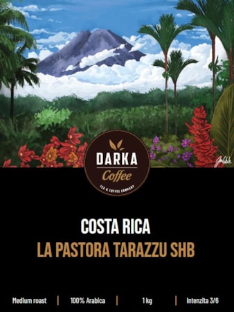 Kostarika La Pastora Tarazzu SHB - zrnková káva