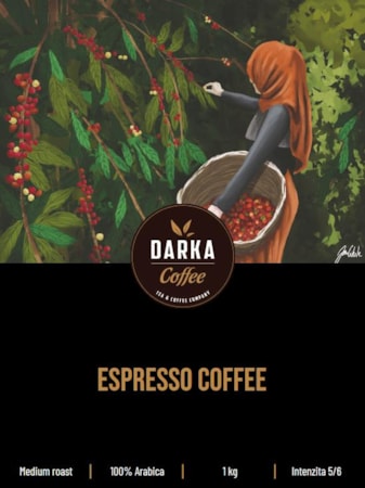 Espresso  Coffee - zrnková káva