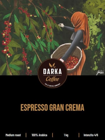 Espresso Gran Crema  - kávové zrná