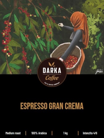 Espresso Gran Crema - kávové zrná