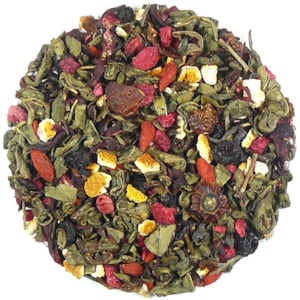 Gunpowder - Malina - Goji - zelený aromatizovaný čaj
