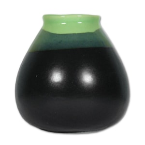 Kalabasa keramická čierno-zelená 400ml