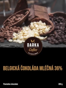 Belgická čokoláda mléčná 36% - 300g