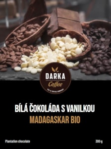Biela čokoláda s vanilkou Madagaskar BIO - 300g