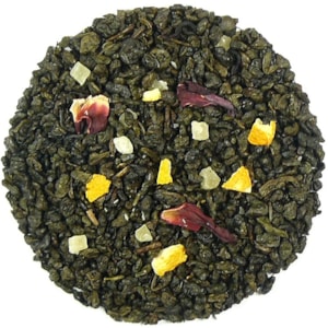 Ananásovej osvieženie - zelený aromatizovaný čaj