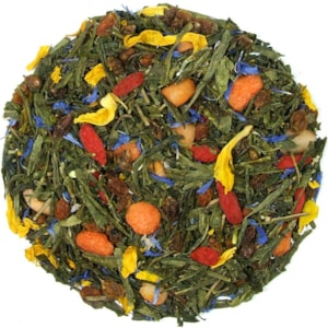 Rakytníkové pokušení - zelený aromatizovaný čaj
