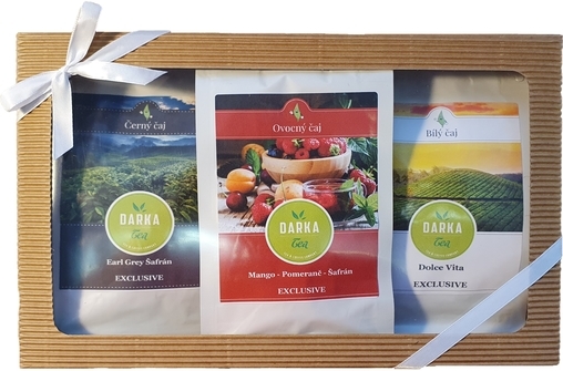 Dárkové kazety s čajem, Šafránové pokušení, Ajurvédský čaj.