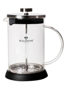 Konvička na čaj a kávu French Press 350 ml, černá