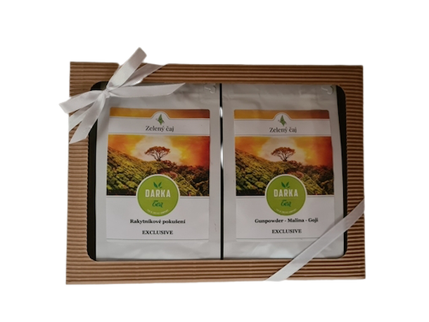 Darčeková kazeta - Zelený aromatizovaný čaj
