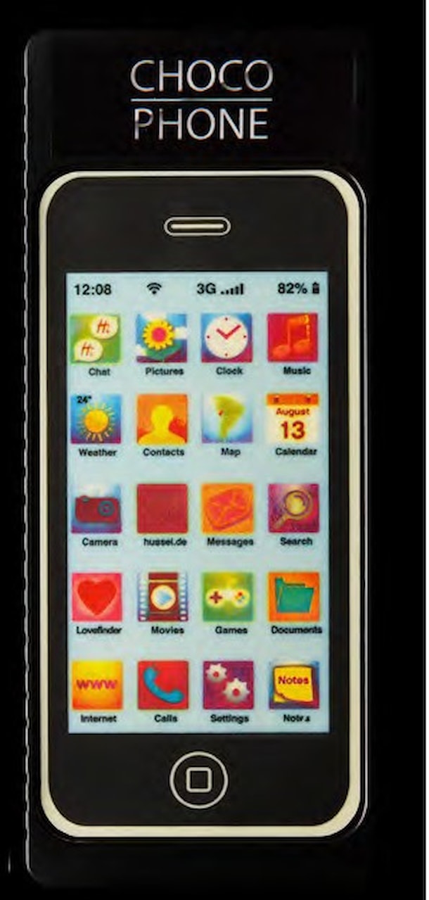 WE dárkový mobil z bílé čokolády 70g