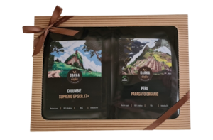 Dárková kazeta Peru - Kolumbie - zrnková káva