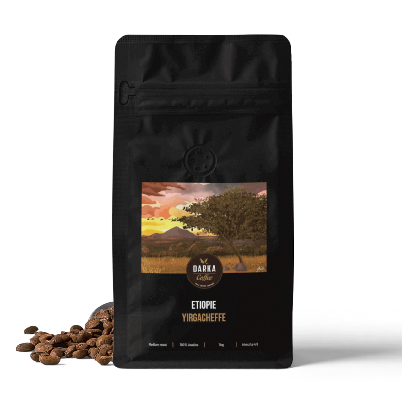 Etiopie Yirgacheffe, balení 400 g