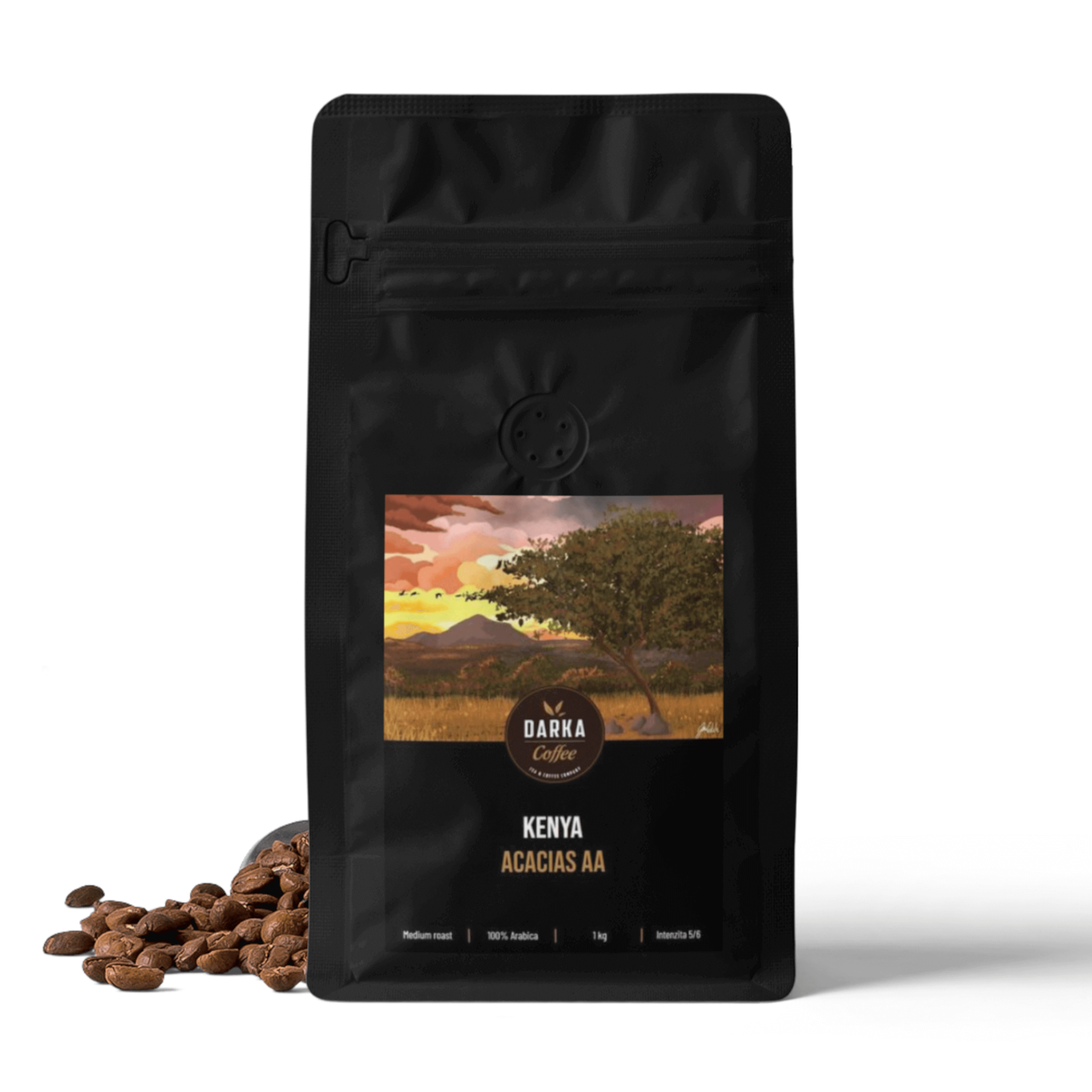 Kenya  Acacias AA, balení 1 kg