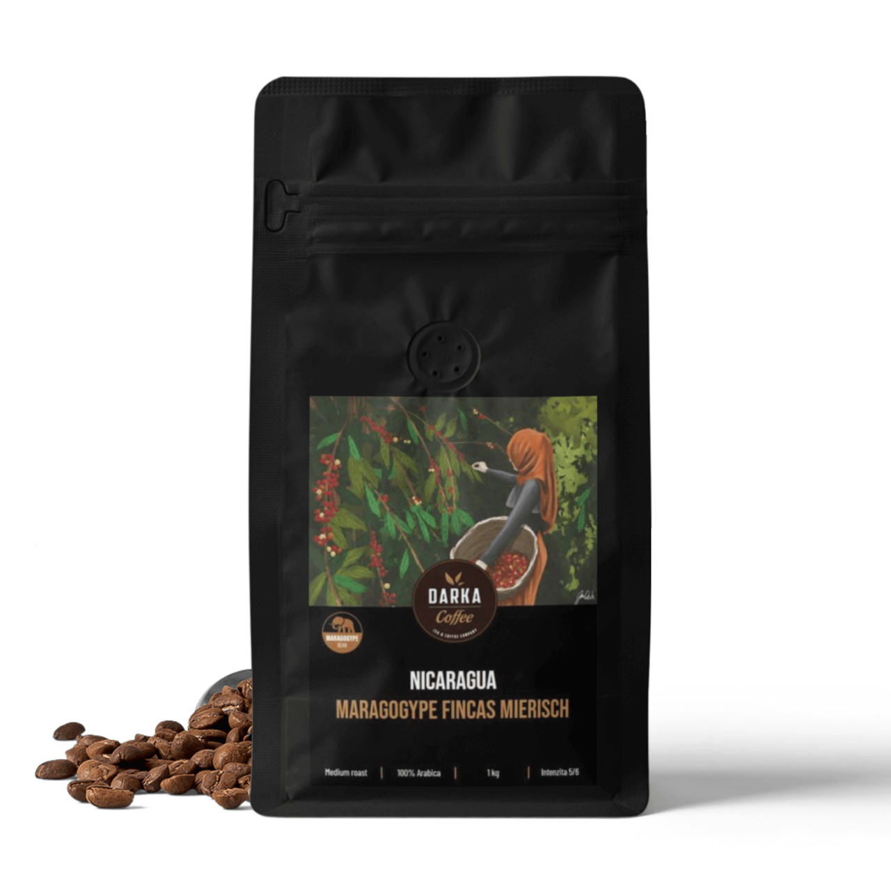 Nicaragua Maragogype Fincas Mierisch, balení 400 g