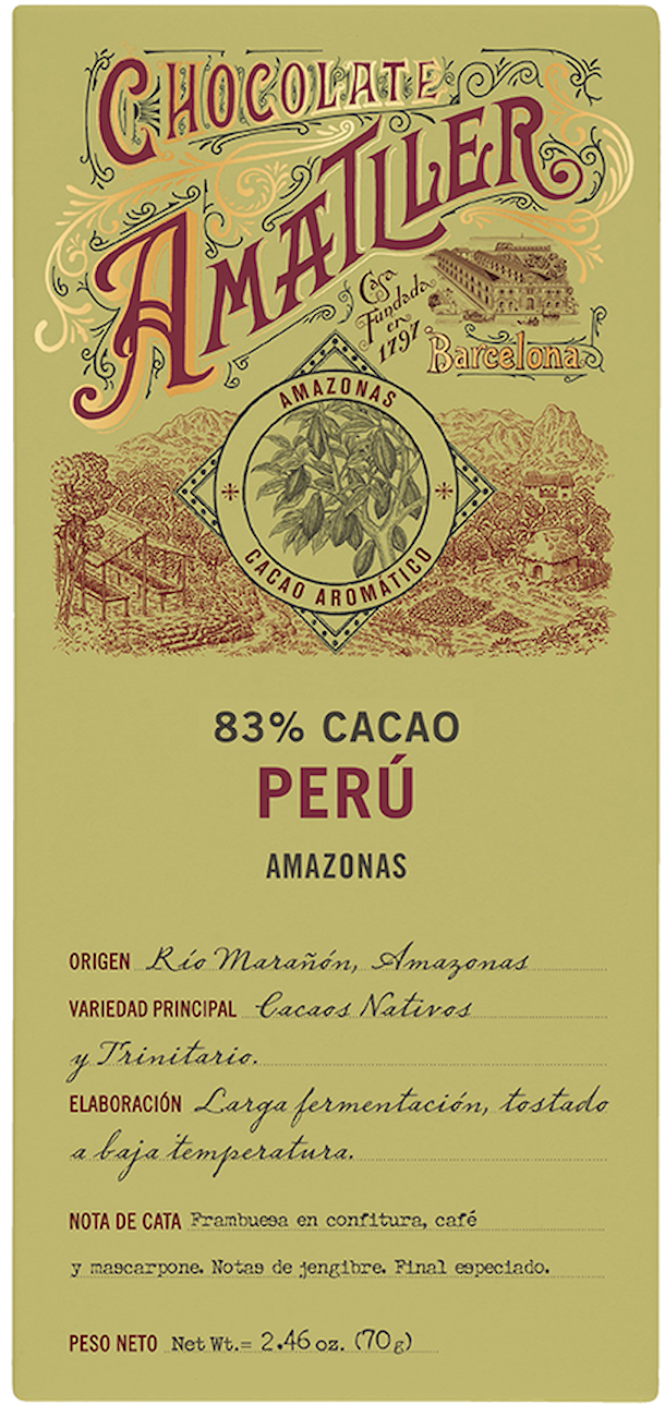 Peru 83 % hořká čokoláda 70g