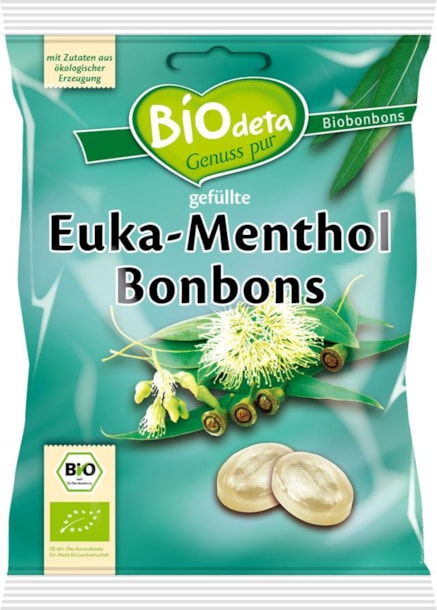 BO BIO bonbóny eukalyptus - mentol 75g