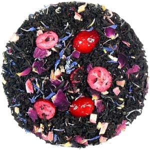 Brusnice - Ruže - čierny aromatizovaný čaj